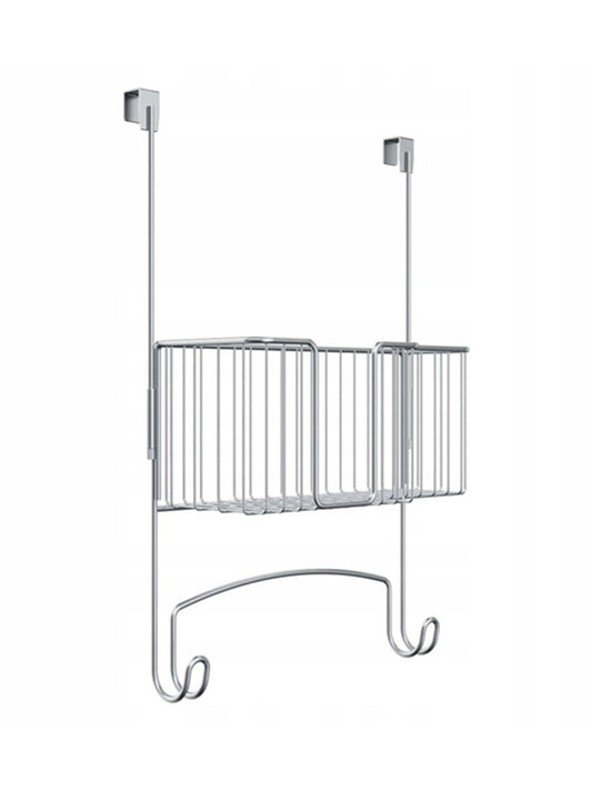 Metal Iron and Ironing Board Holder by Aquapur with extra space for accessories