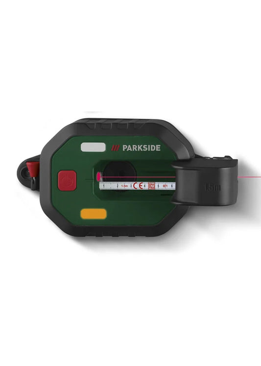 Parkside Spirit Level with integrated tape measure for precise leveling