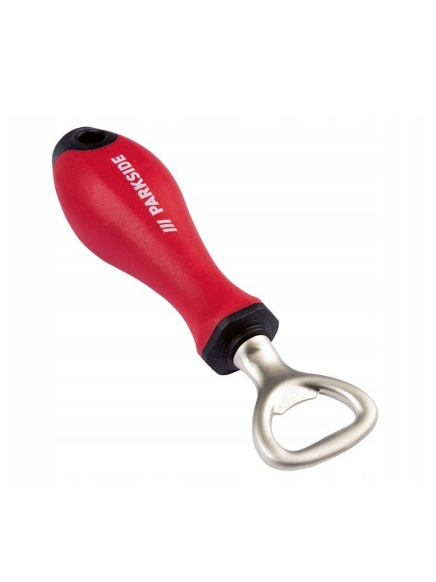 Parkside tool style bottle opener with screwdriver grip and non-slip handle
