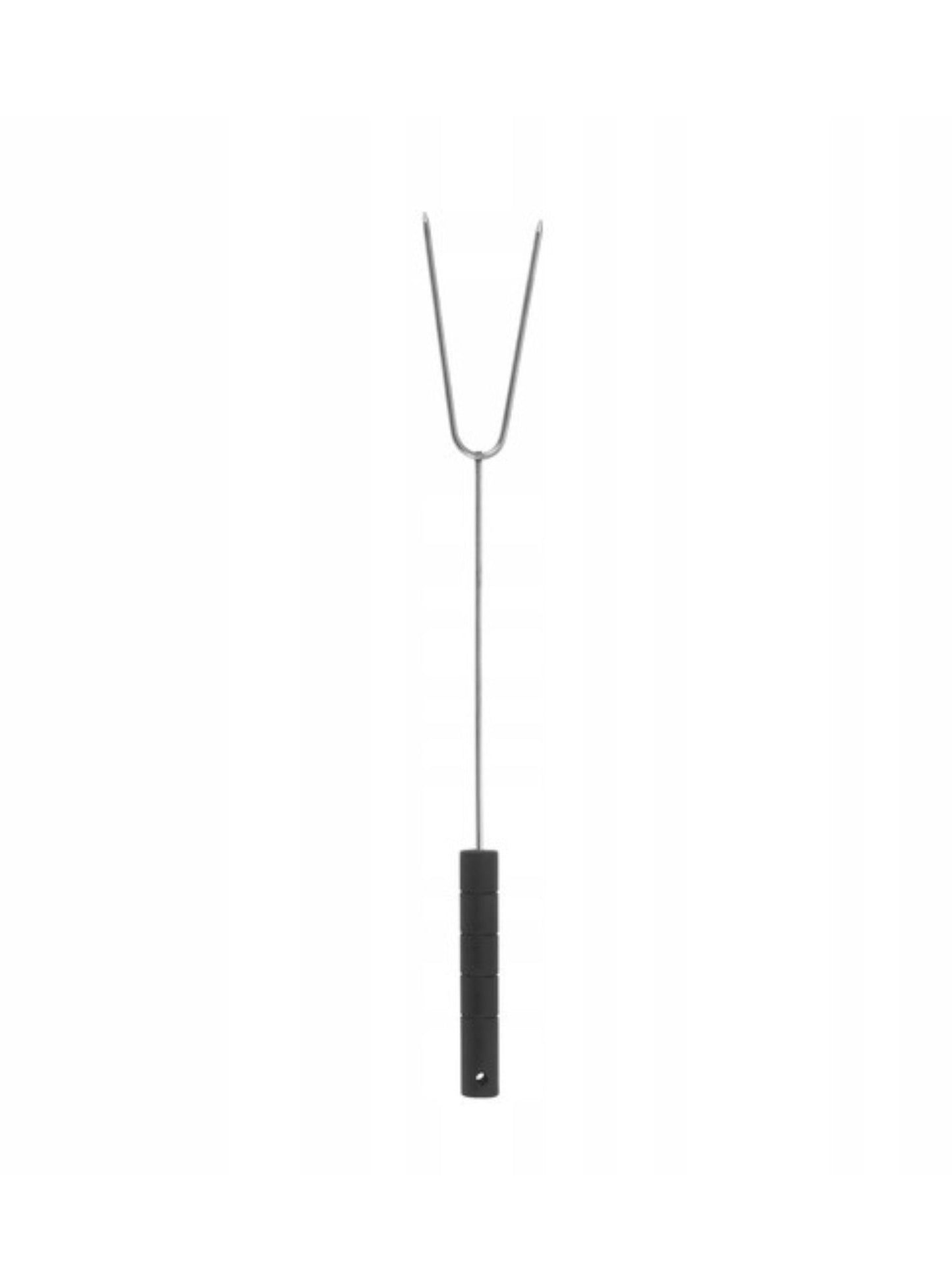 Grill Meister stainless steel barbecue fork with a plastic handle