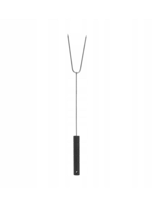 Grill Meister stainless steel barbecue fork with a plastic handle