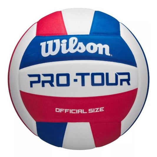 Wilson Pro Tour Volleyball with red, white, and blue color scheme