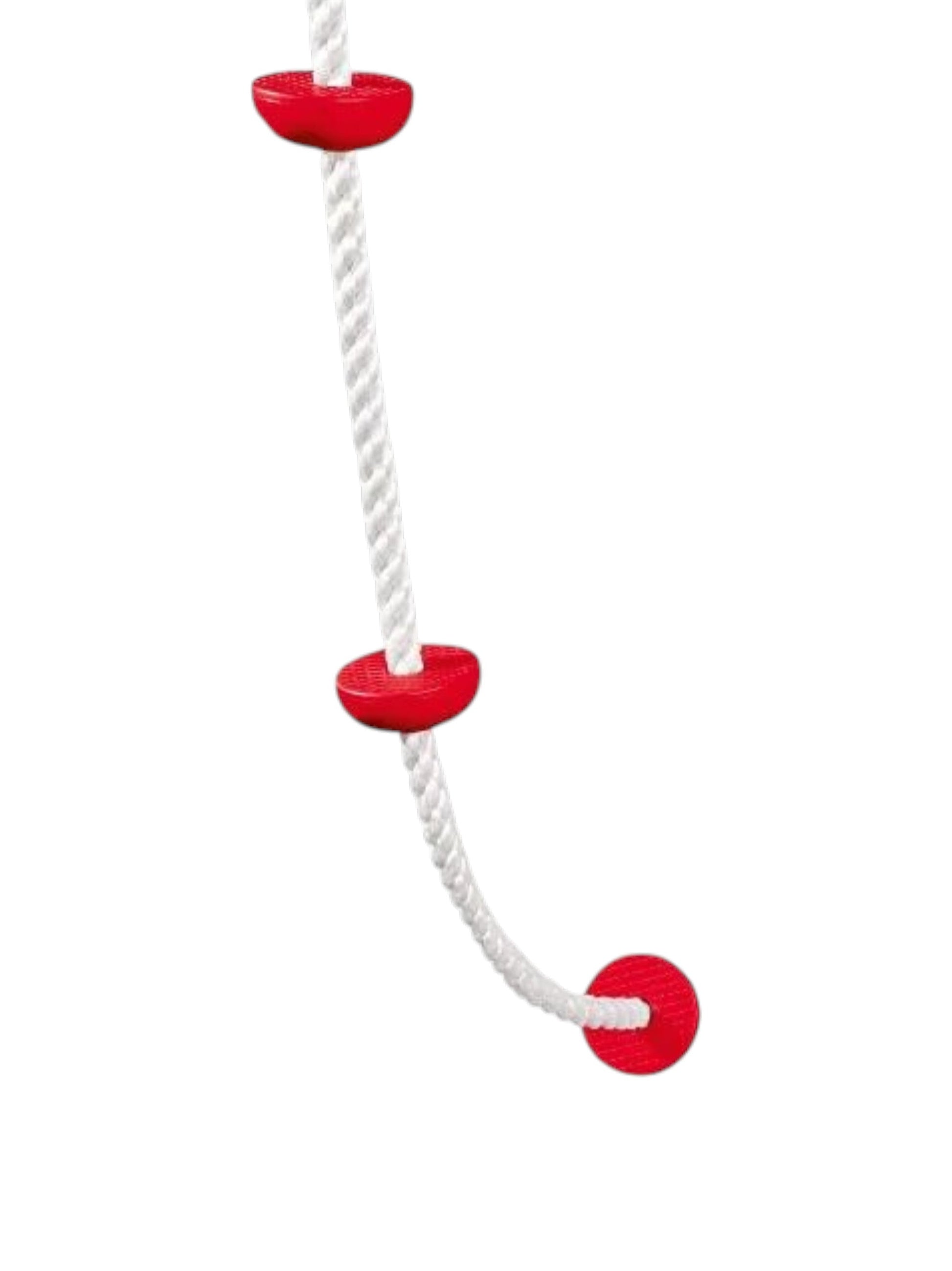 Play Tive Junior climbing rope with solid steel hanging ring and climbing aids