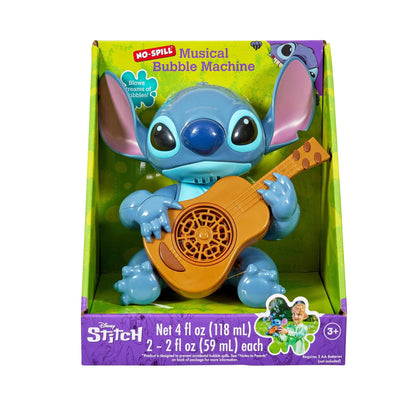 Disney No-Spill Musical Bubble Machine for Kids - Stitch