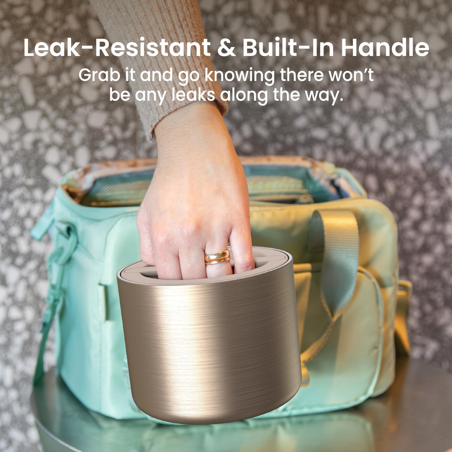 Bentgo Stainless Steel Insulated Food Container with Leak-Proof Lid