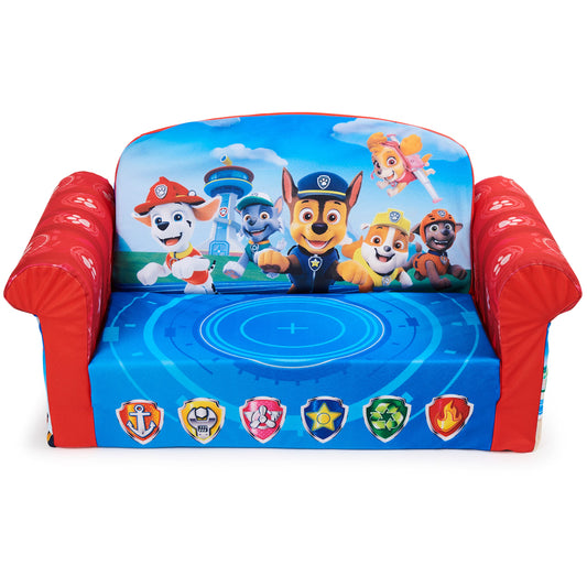 Paw Patrol Marshmallow Children's Sofa with Bed Function featuring favorite characters