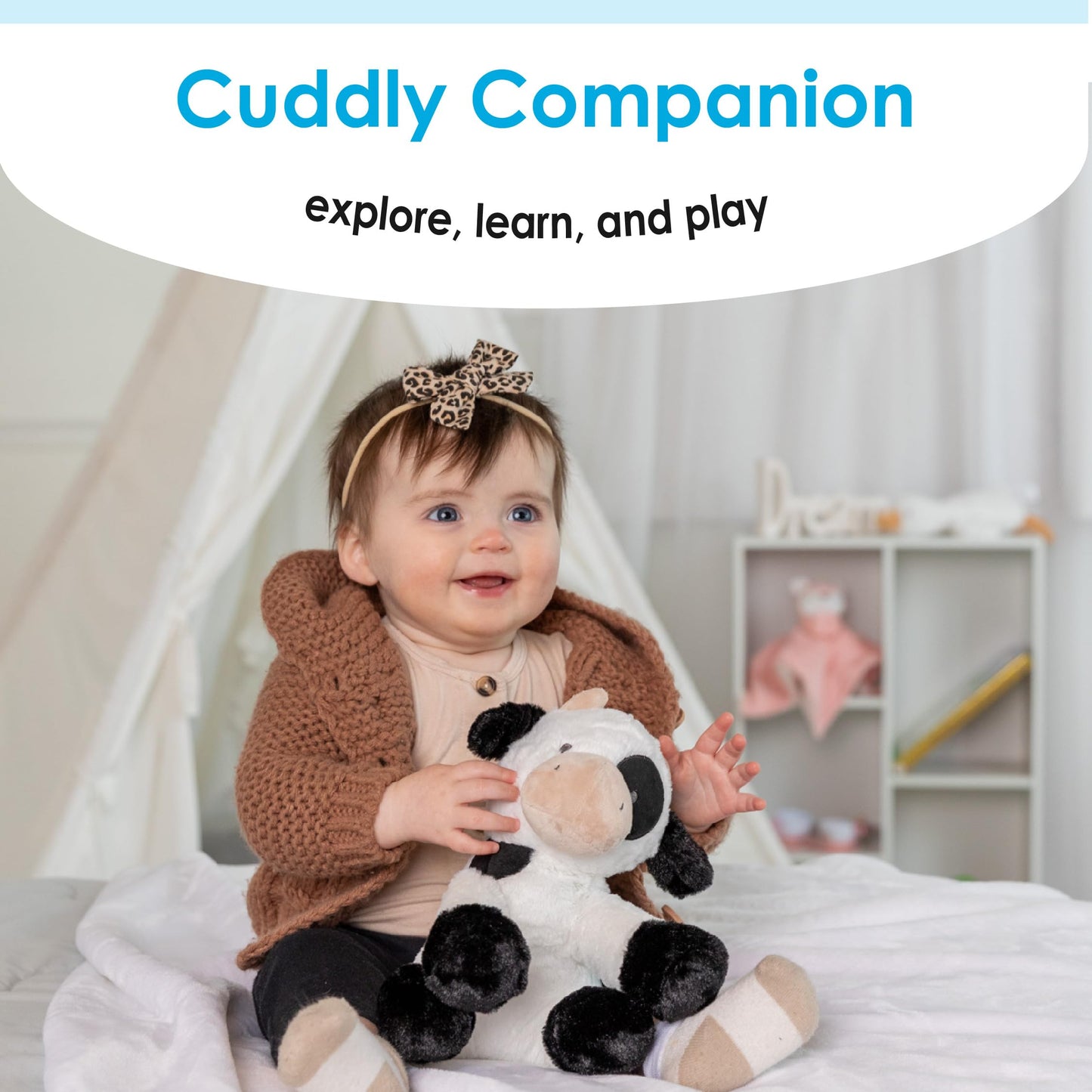 Kids Preferred Carter's Cow Waggy Musical Plush Stuffed Animal