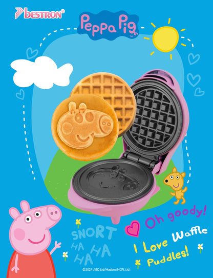 Bestron Peppa Pig Waffle Maker for Kids