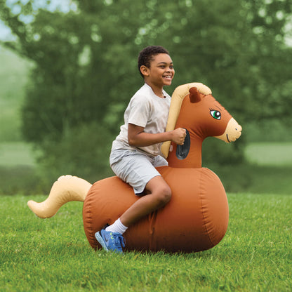 HearthSong Hop 'n Go Horse Inflatable Ride-On