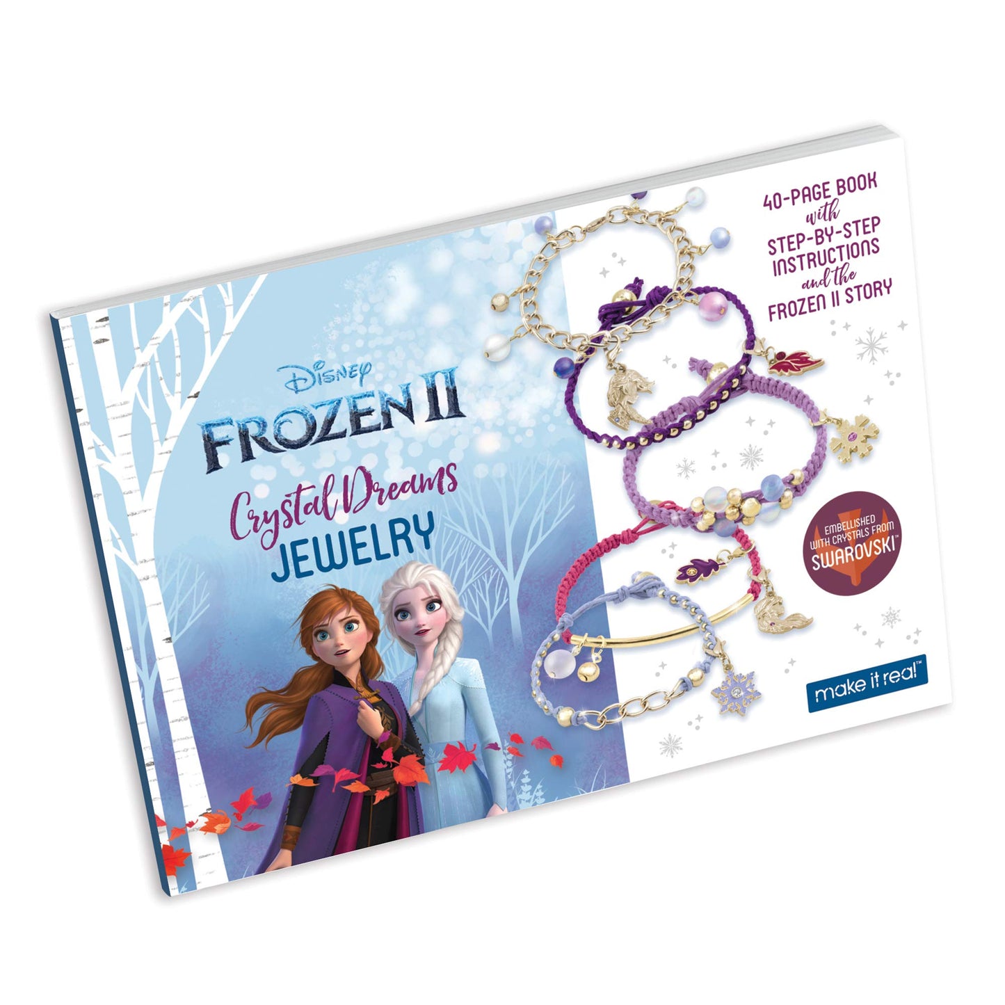 Make It Real Disney Crystal Dreams Mega Set 2 in 1 Princess + Frozen DIY Bead Bracelet Kit