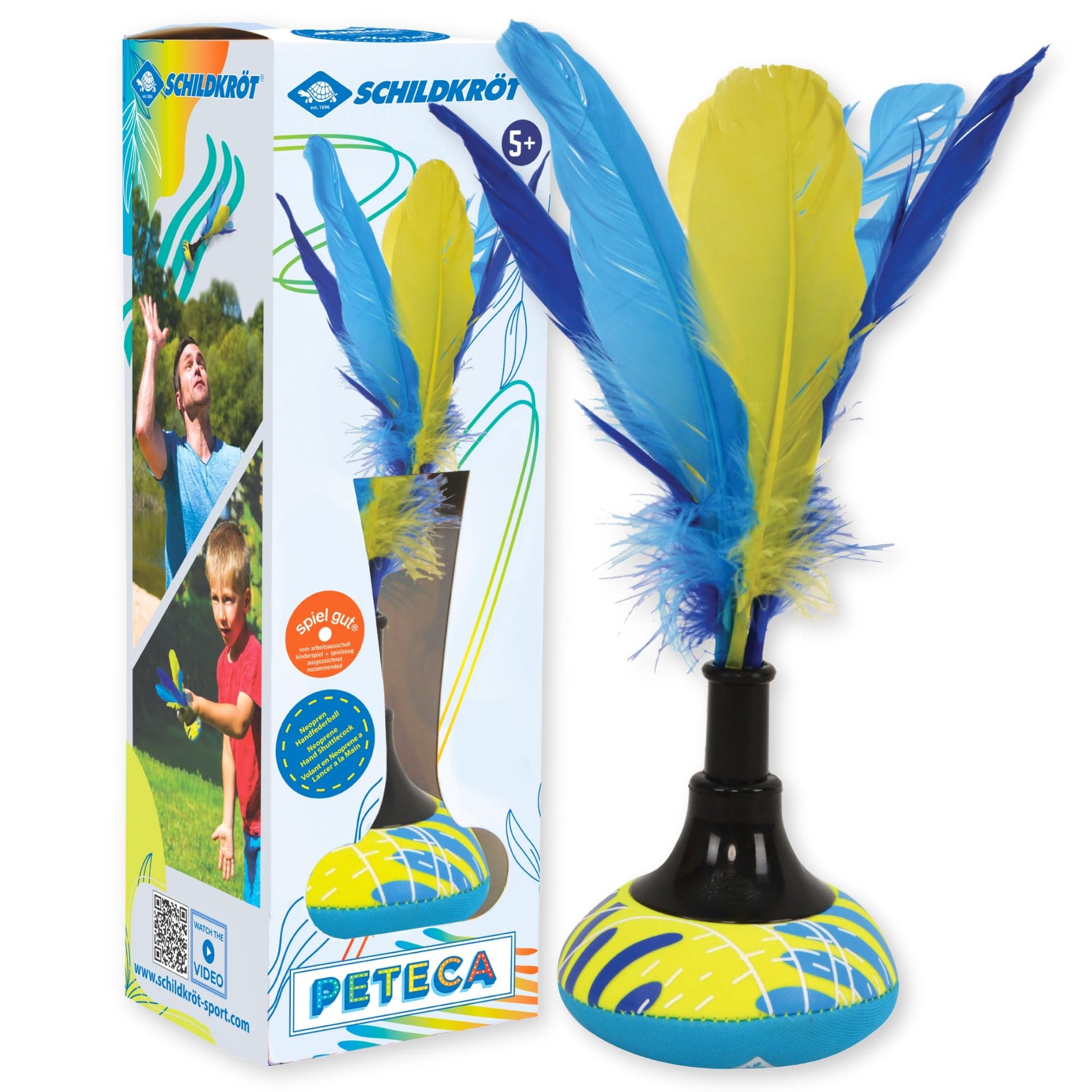 Schildkröt Neoprene Peteca Hand Shuttlecock with soft foam head and non-slip cover