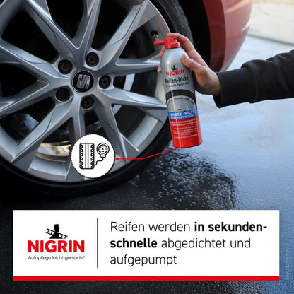Nigrin 74074 Tyre Sealant for Emergency Repairs