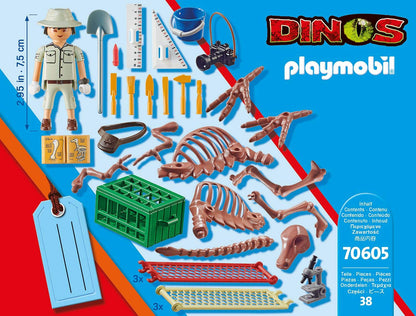 PLAYMOBIL Palaeontologist Dinosaur Themed Playset