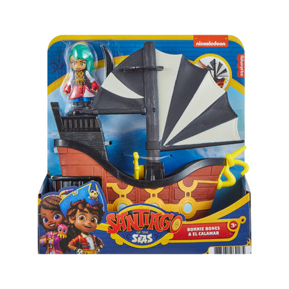 Fisher-Price Santiago of the Seas Bonnie Bones Pirate Figure and Ship Set