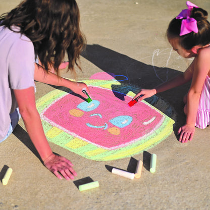 CoComelon Jumbo Chalk Holders - 5 Chalks with Character Holders