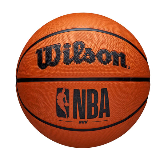 Wilson NBA DRV Series Basketball with NBA branding and brown color