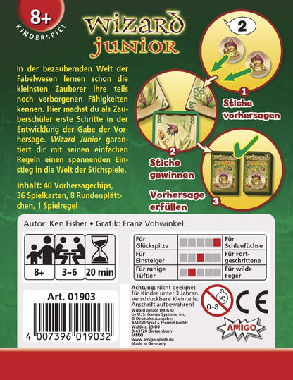 AMIGO Wizard Junior: Magic-Themed Card Game for Kids
