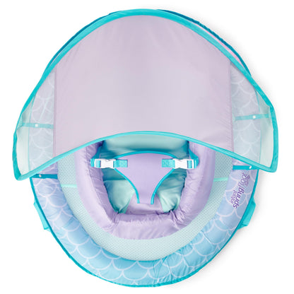 SwimWays Inflatable Infant Mermaid Spring Float with Sun Canopy