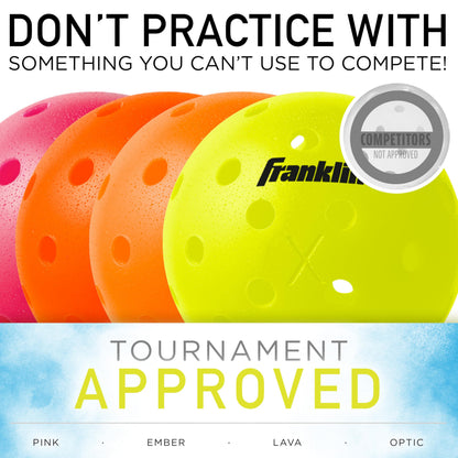 Franklin Sports Outdoor Portable Pickleball Net Set with 2 Paddles and 2 Balls