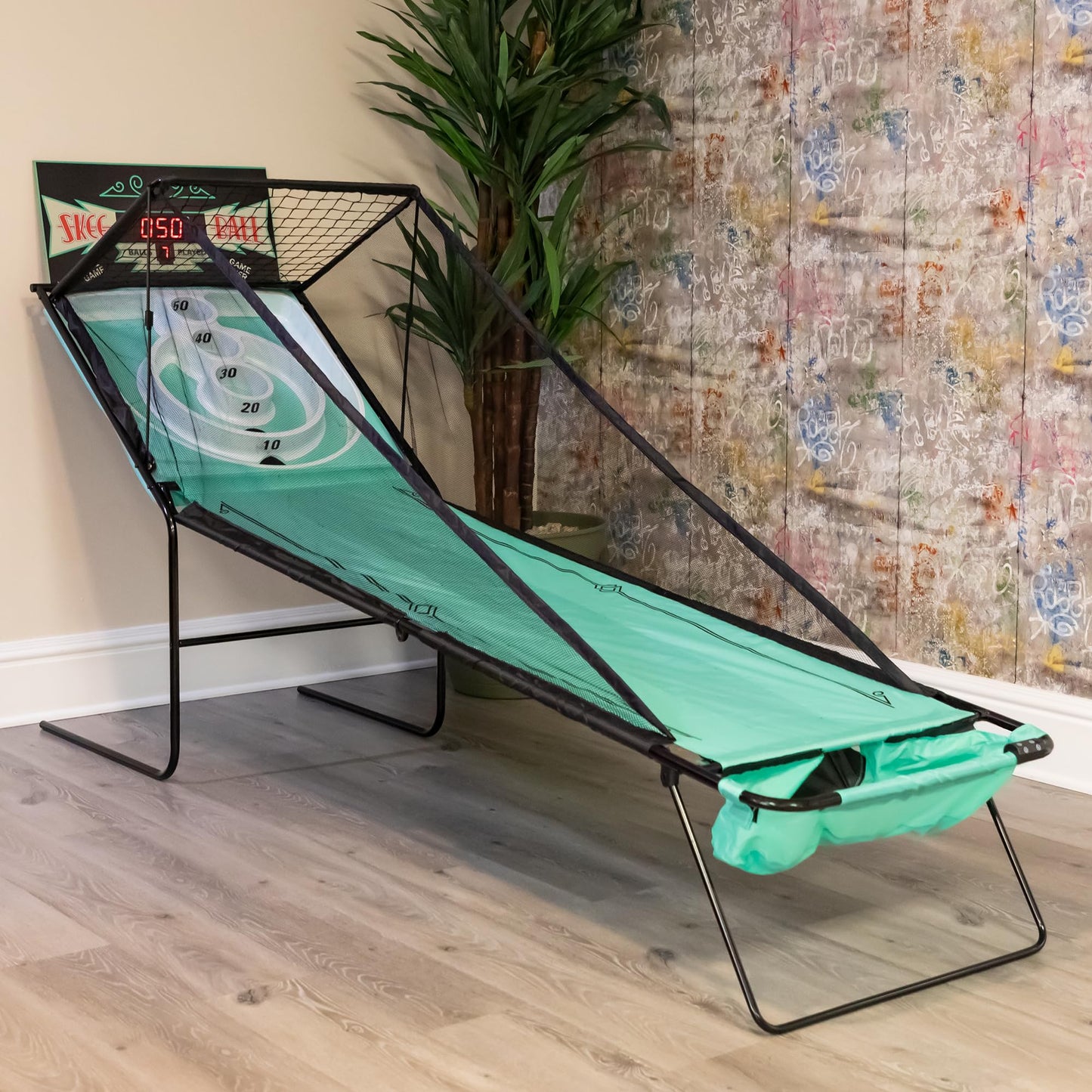 EastPoint Sports Steel Frame Skee-Ball Game with Electronic Scoring