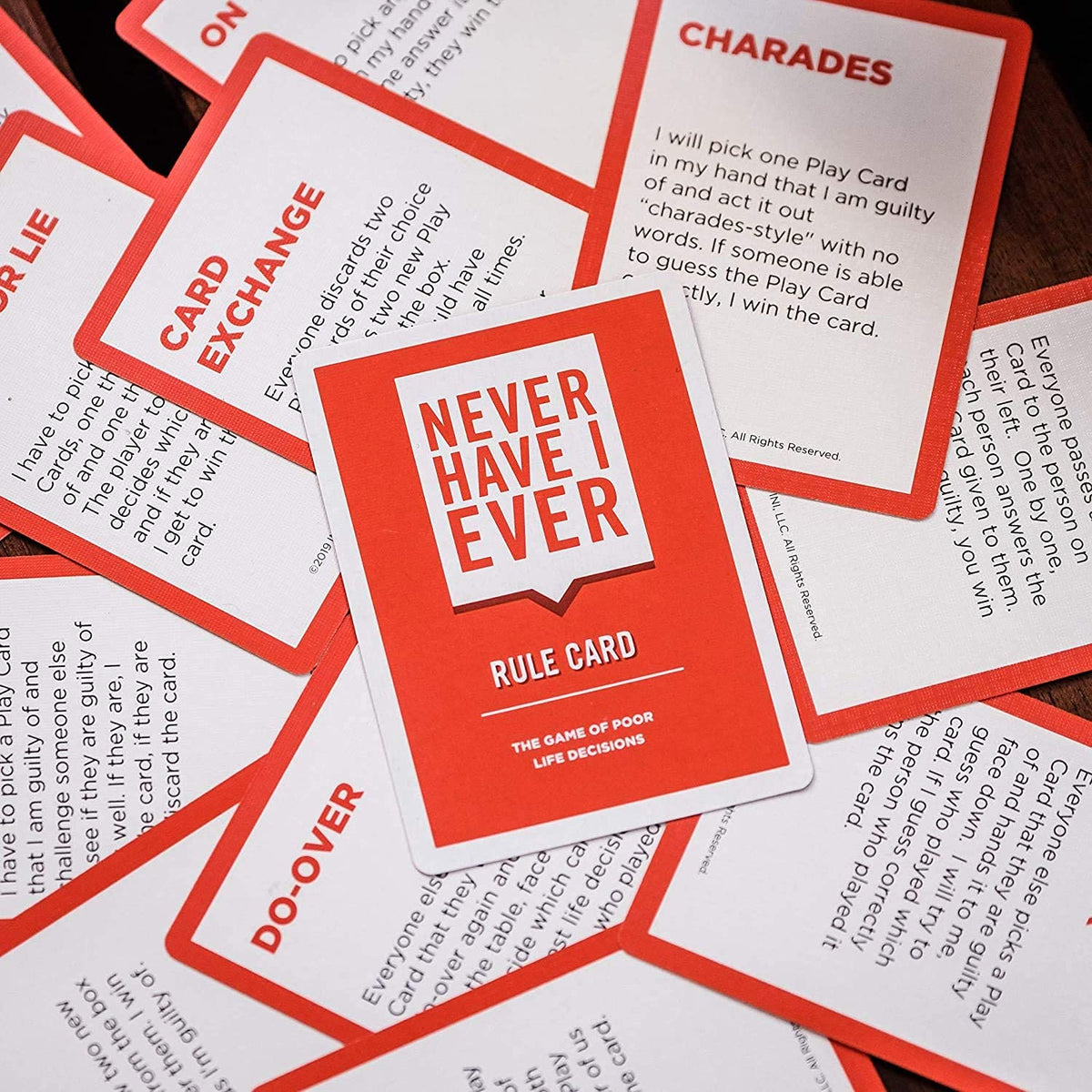 INI Never Have I Ever Card Game - The Game of Poor Life Decisions