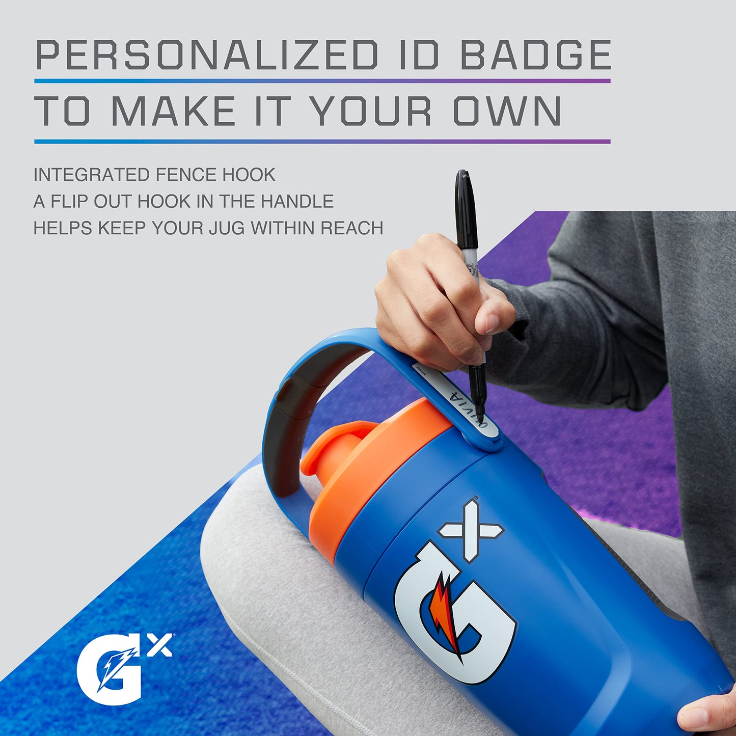 Gatorade Gx 1.8L Black Vacuum Flask