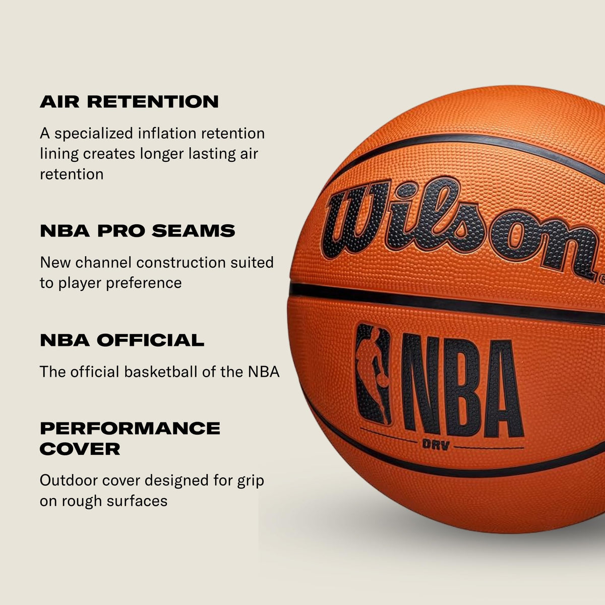 Wilson NBA DRV Series Outdoor Basketball