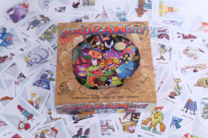 Deep Water Games MonsDRAWsity Top Secret Drawing Party Game
