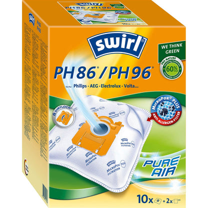 AEG SwirlPH86/PH96 MicroPor Plus Vacuum Bags with Anti-Allergen Filter