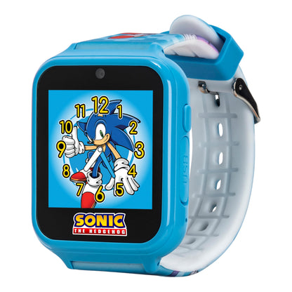 Accutime Sonic The Hedgehog Digital Smartwatch for Kids, Blue