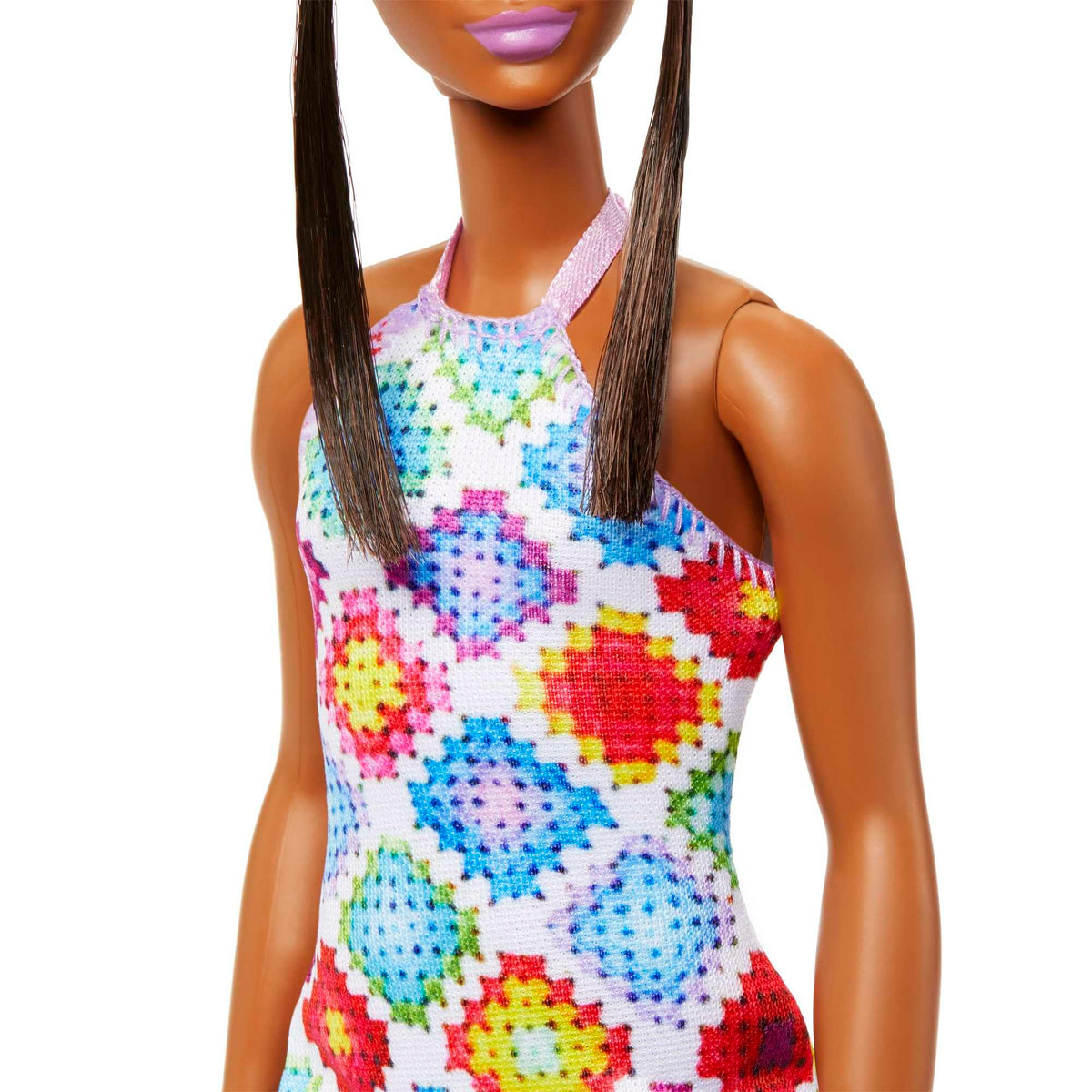 Barbie Fashionistas Crochet Halter Dress Doll