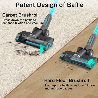 JASHEN V18 Smart Battery Vacuum Cleaner with Digital Brushless Motor