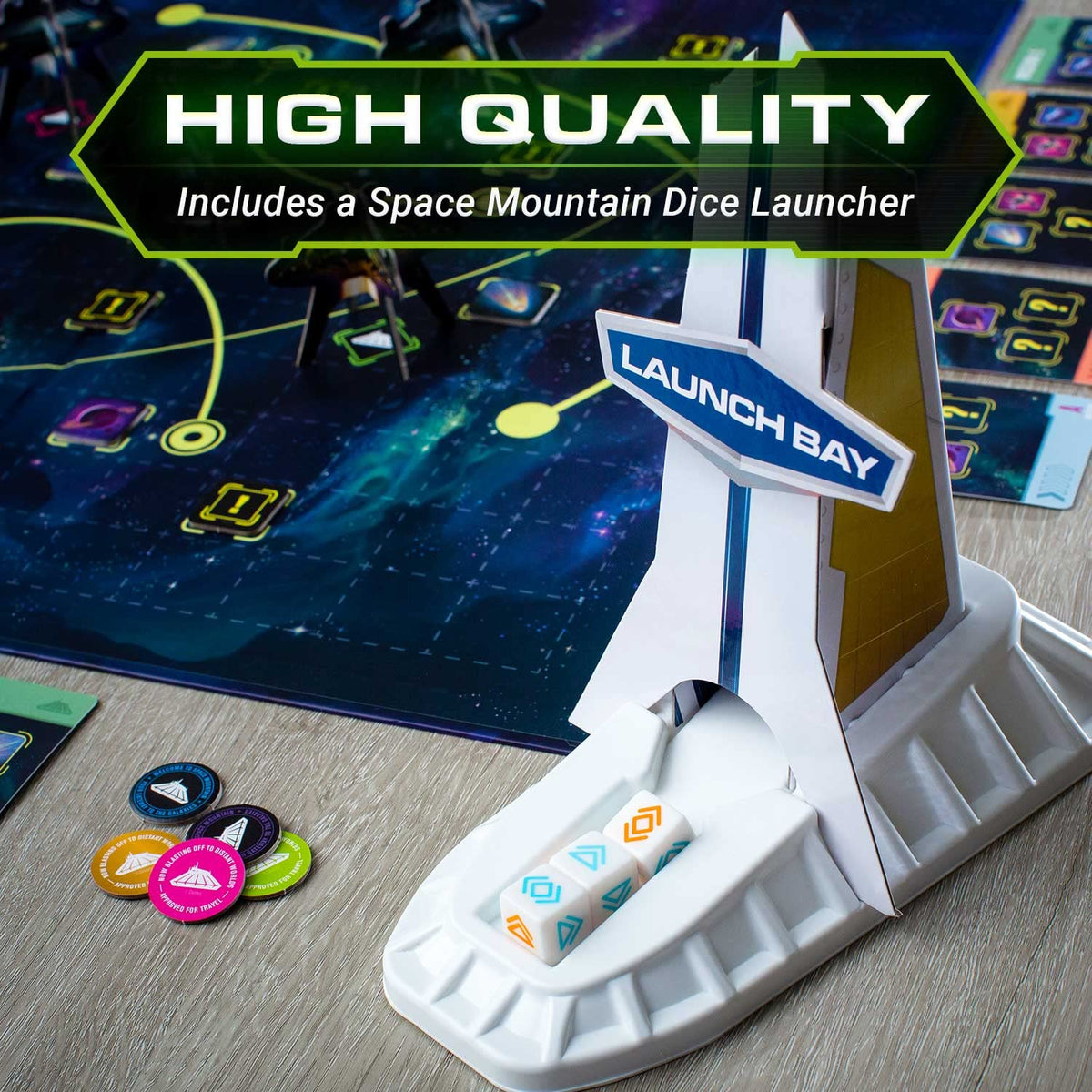 Ravensburger Disney Space Mountain All Systems Go Racing Game