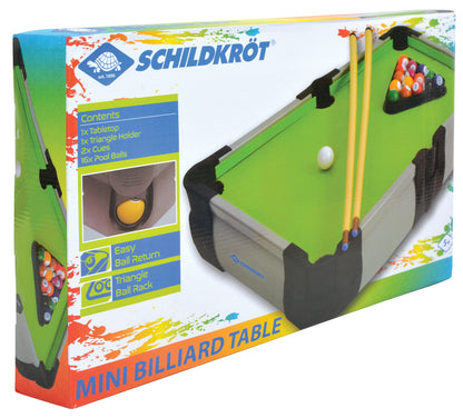 Schildkröt Mini Pool Table for Kids with Cues and Balls