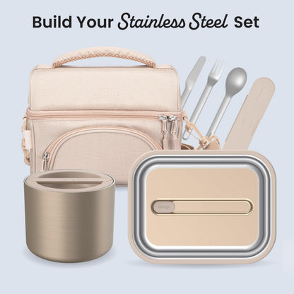 Bentgo Stainless Steel Insulated Food Container with Leak-Proof Lid