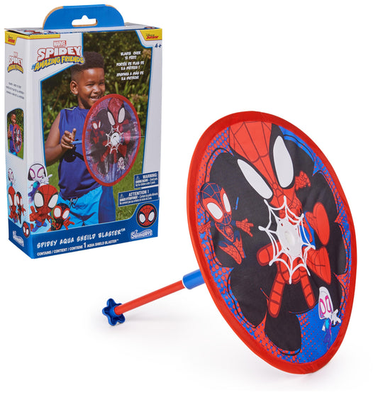 Swimways Marvel Spidey Aqua Shield Blaster water gun with shield