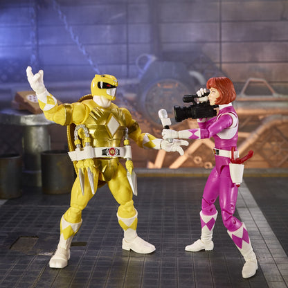Hasbro MMPR/TMNT Lightning Mike and April Action Figure 2-Pack