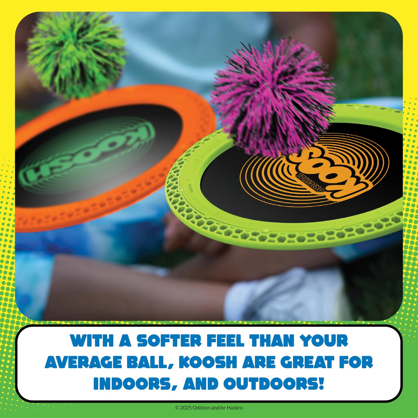 Koosh Neon Paddle Playset - Outdoor Beach Toys for Kids and Adults