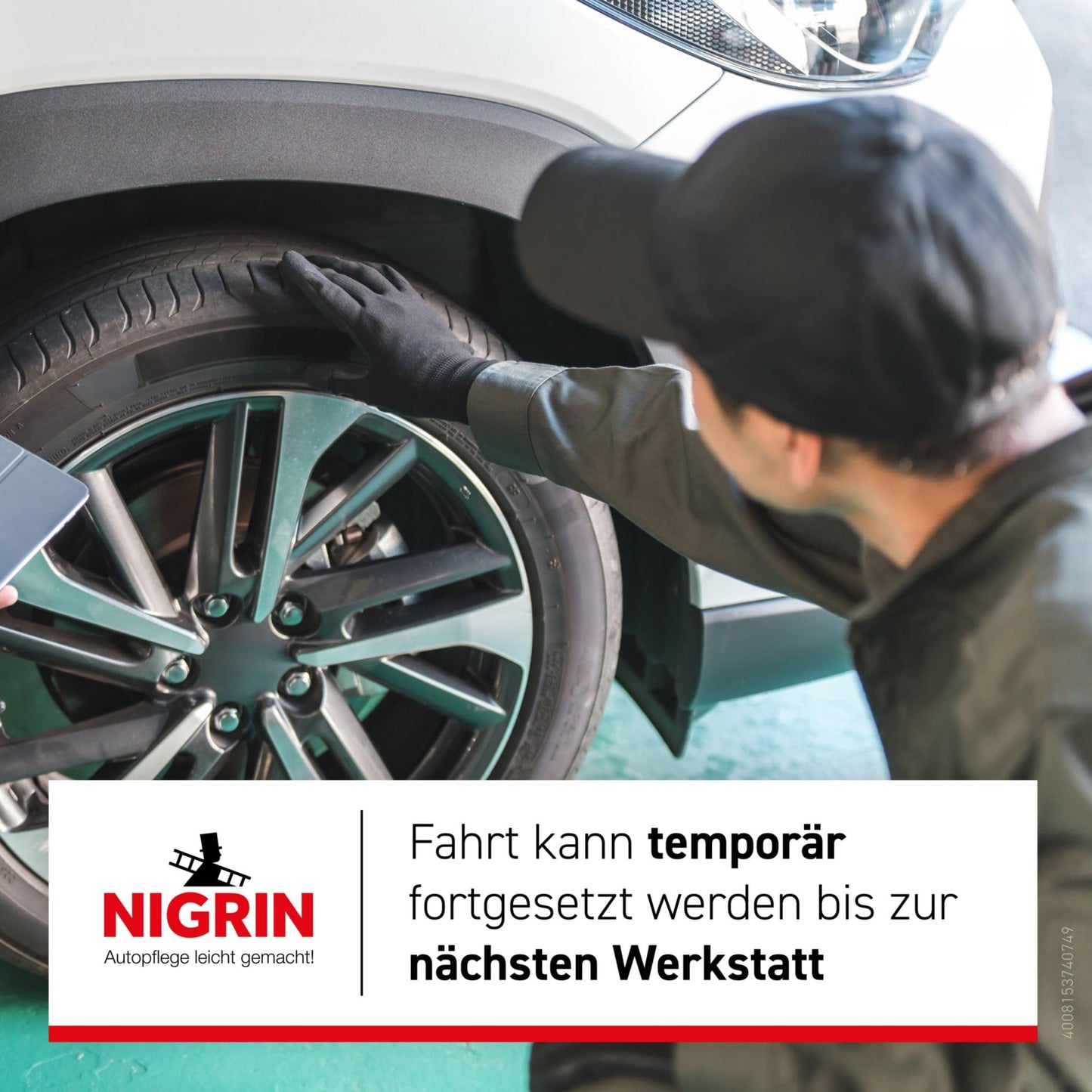 Nigrin 74074 Tyre Sealant for Emergency Repairs
