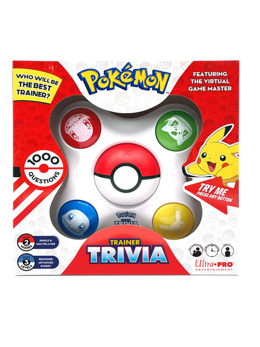 Pokemon Trainer Trivia Game with Virtual Game Master for 1 or more players