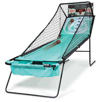 EastPoint Sports Skee-Ball Game with electronic scoring and teal/black color