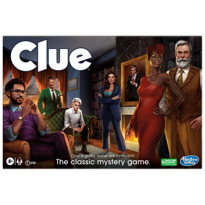 Hasbro Gaming Cluedo Board Game with textured tokens and detailed gameboard