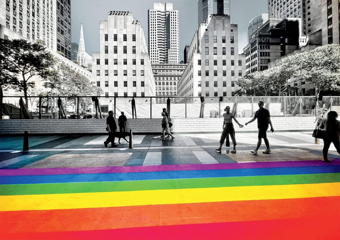 Buffalo Games Mick Mick NYC Rainbow 300 Piece Puzzle