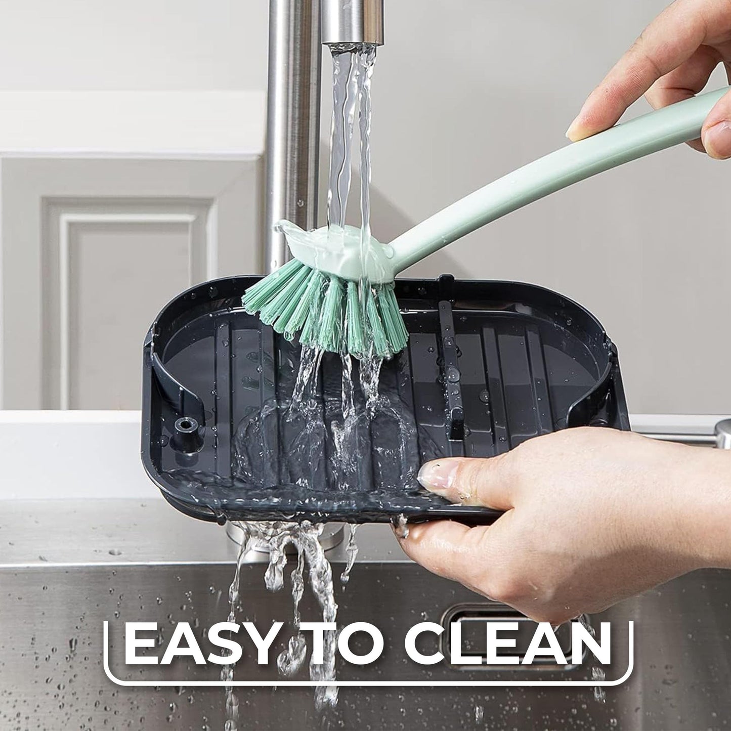 Vileda Stainless Steel Sink Organizer with Sponge Holder
