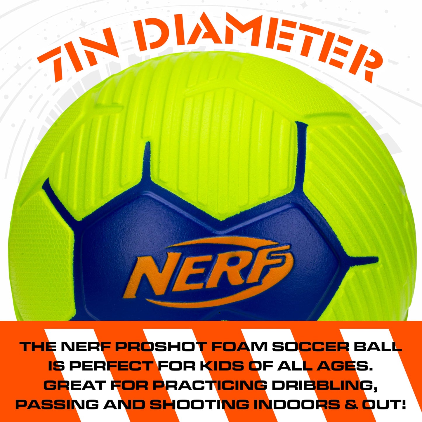 NERF Proshot Youth Soft Mini Foam Soccer Ball