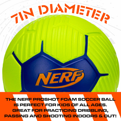 NERF Proshot Youth Soft Mini Foam Soccer Ball