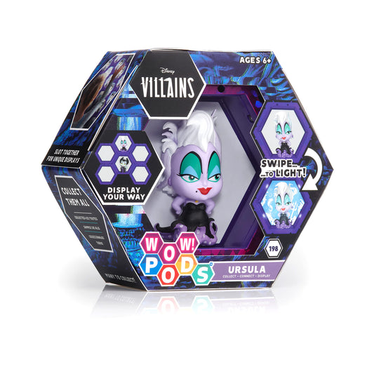 Ursula light-up bobble-head figure in a hexagonal pod from Disney's The Little Mermaid