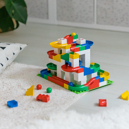 Hubelino 123-Piece Marble Run Building Set
