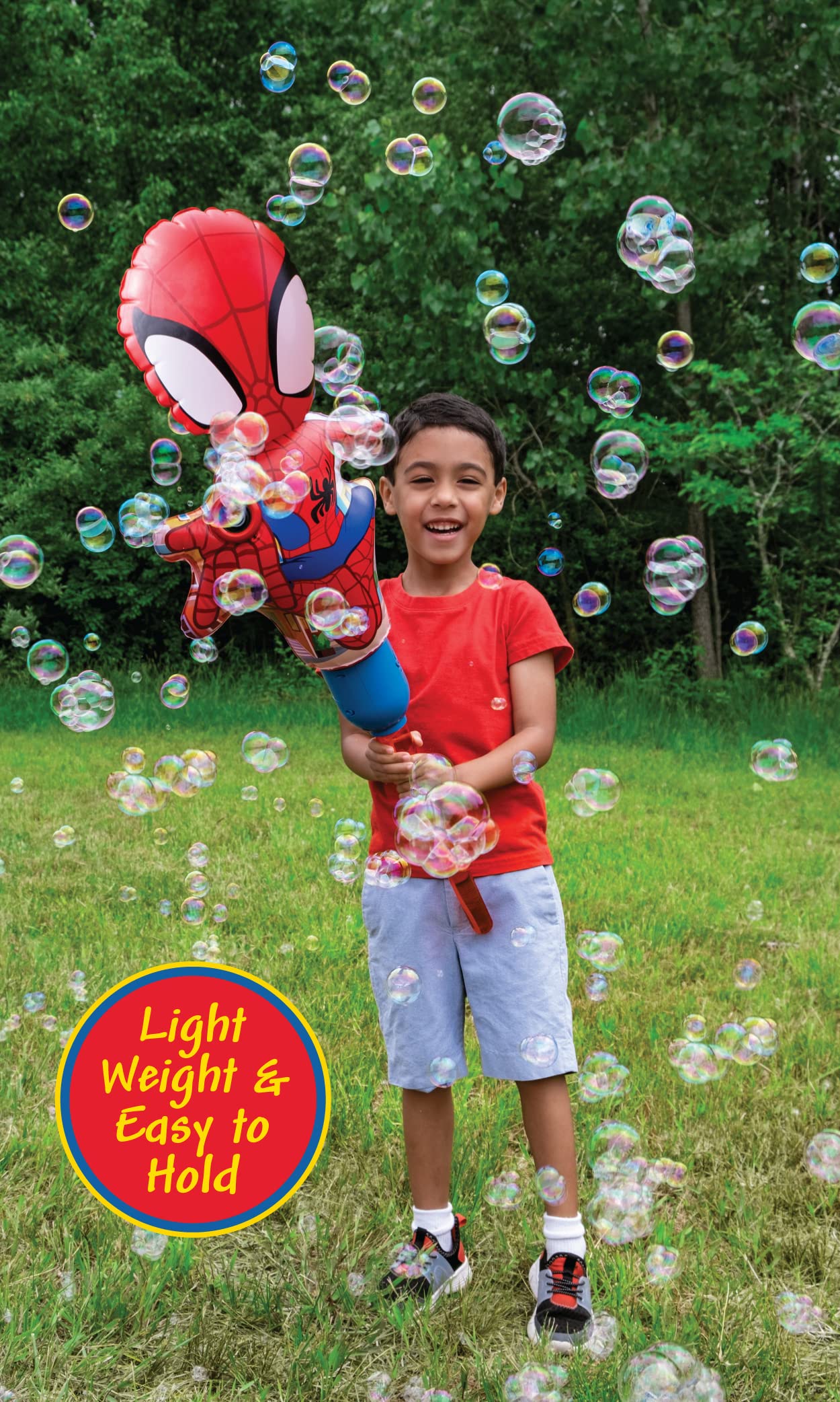 Little Kids Spider-Man Inflatable Bubble Machine with Stand