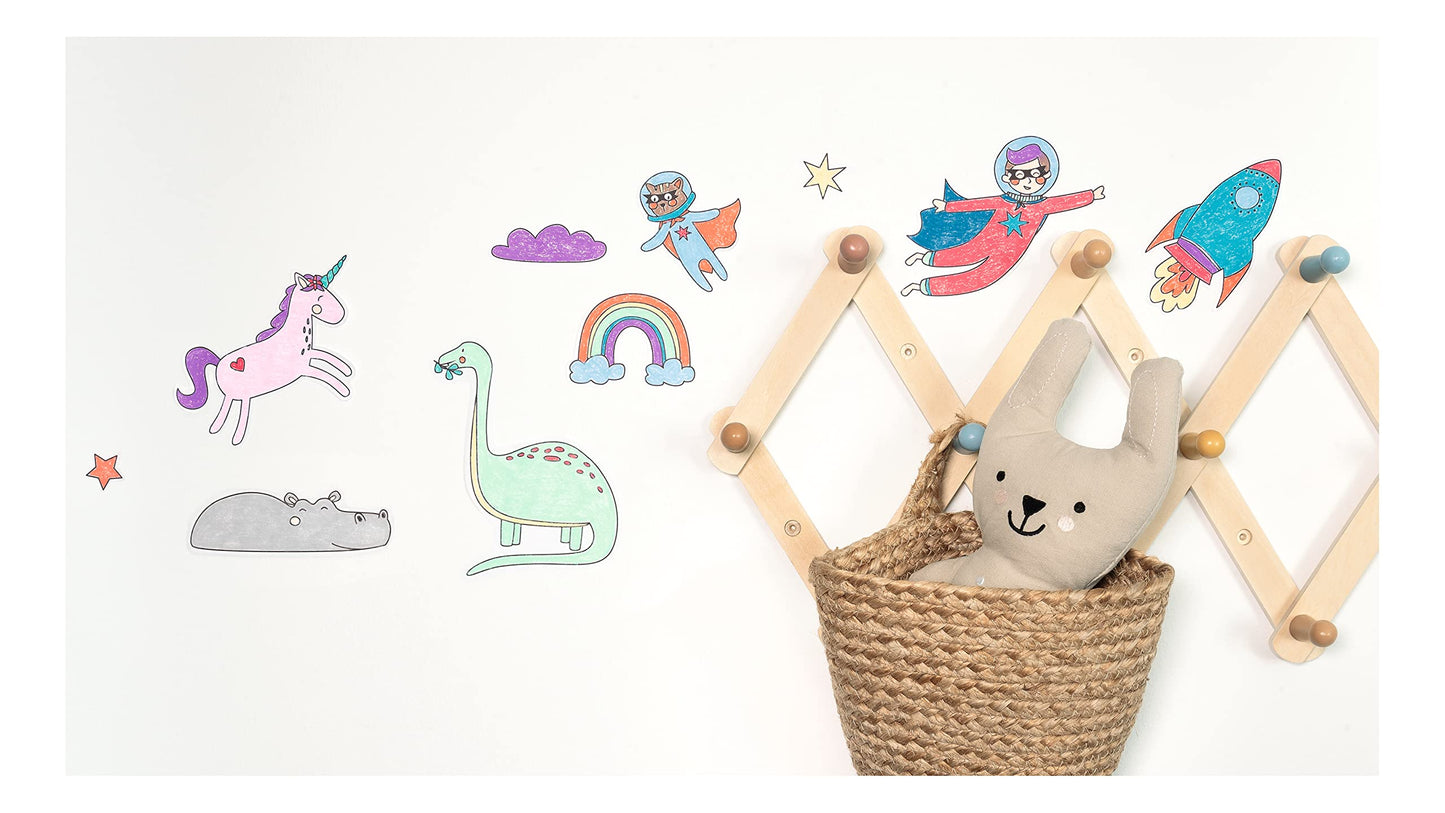 Folia Self-Adhesive Paint Roller with Adventure Motifs